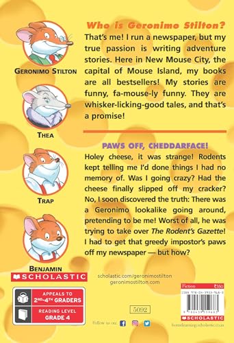 GERONIMO STILTON #06 PAWS OFF CHEDDARFACE!: 6