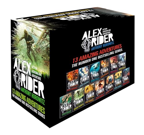 Alex Rider 13 Books Collection Boxset (Stormbreaker, Point Blanc, Skeleton Key, Eagle Strike and More)