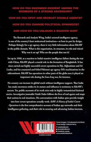 RAW : A HISTORY OF INDIA'S COVERT OPERATIONS ( PAPER BACK )
