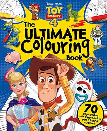 Disney Pixar Toy Story 4 The Ultimate Colouring Book (Mammoth Colouring) (Paperback)