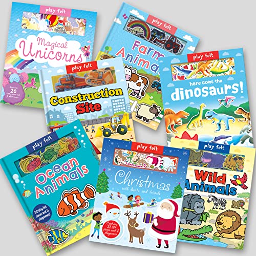 Soft Felt Play Books: Construction site