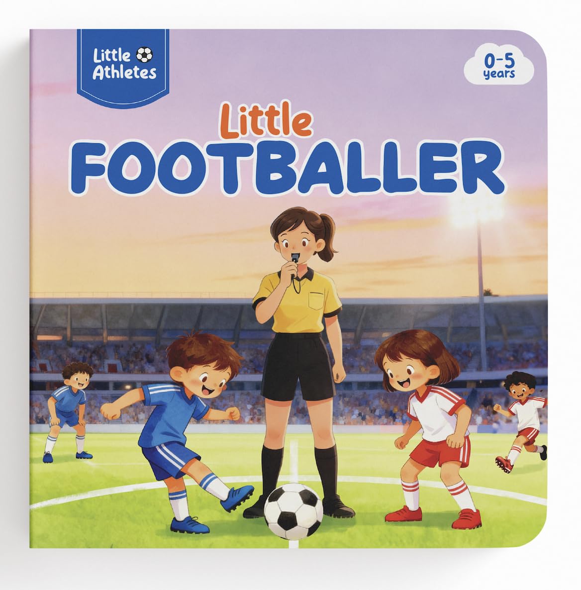 Little Athletes: Little Footballer – Football Board Book for Toddlers | Sports Picture Book for Kids | Early Learning Sports Story