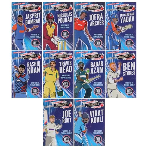 The Greatest Cricket Stars 10 Book Collection