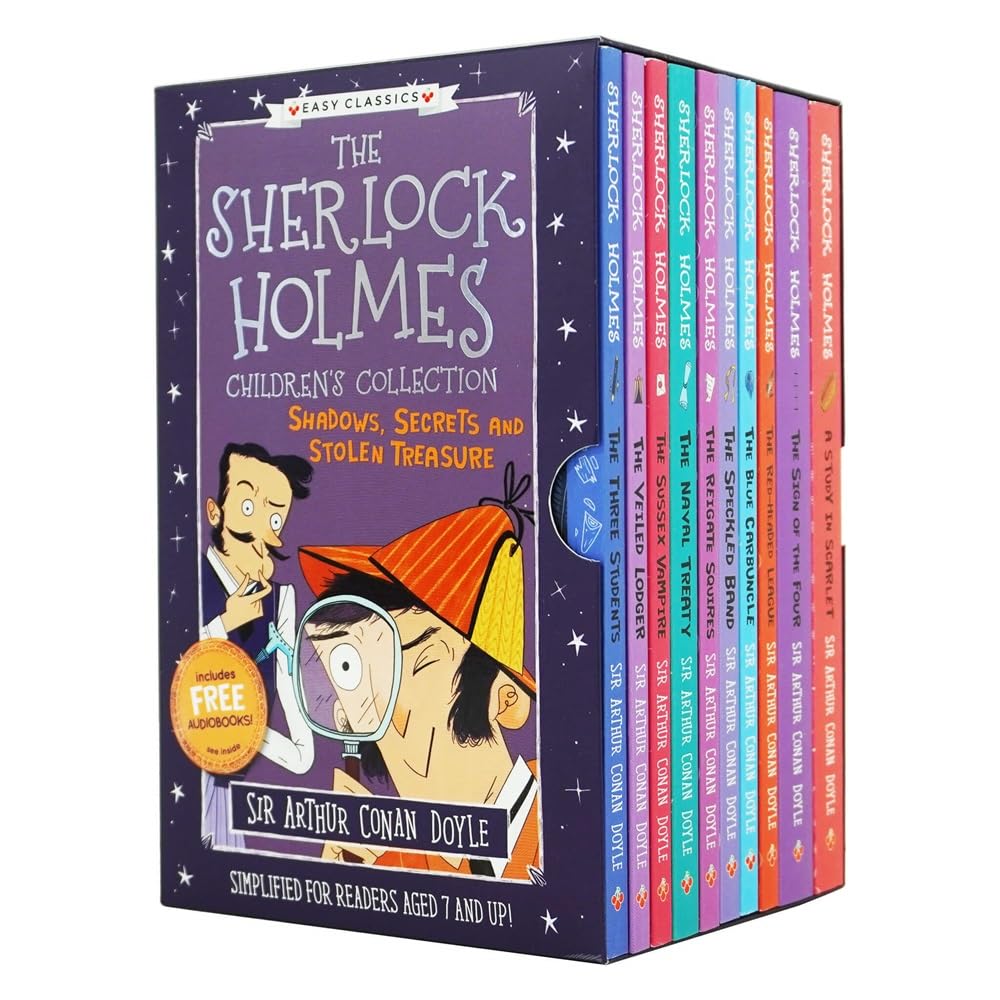 The Sherlock Holmes Children's Collection: (Series 1) Shadows, Secrets and Stolen Treasure (Easy Classics): 10 Book Box Set