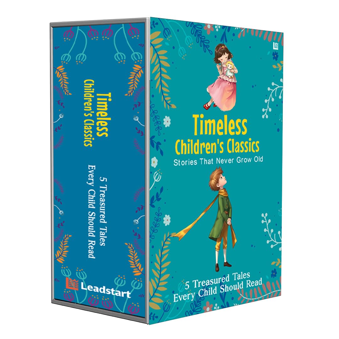 Timeless Children's Classics (Set of 5 Books) | The Little Prince | The Secret Garden | Peter Pan book | Wizard of Oz | A Little Princess | Books for Kids 9-12 years | Gift Box | Kids Gift | Gift Set