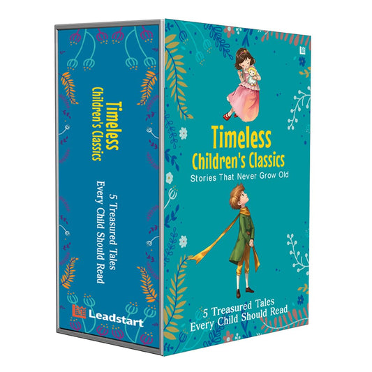 Timeless Children's Classics (Set of 5 Books) | The Little Prince | The Secret Garden | Peter Pan book | Wizard of Oz | A Little Princess | Books for Kids 9-12 years | Gift Box | Kids Gift | Gift Set