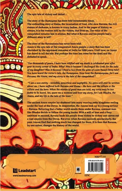 ASURA: Tale of the Vanquished | Part of 100 Books by Indian Authors to read in a Lifetime| Mythological Fiction Bestseller Novel by Anand Neelakantan | Historical Fiction about Ravana | Indian Author Book Based on Ramayana | Author of Ajaya book seri