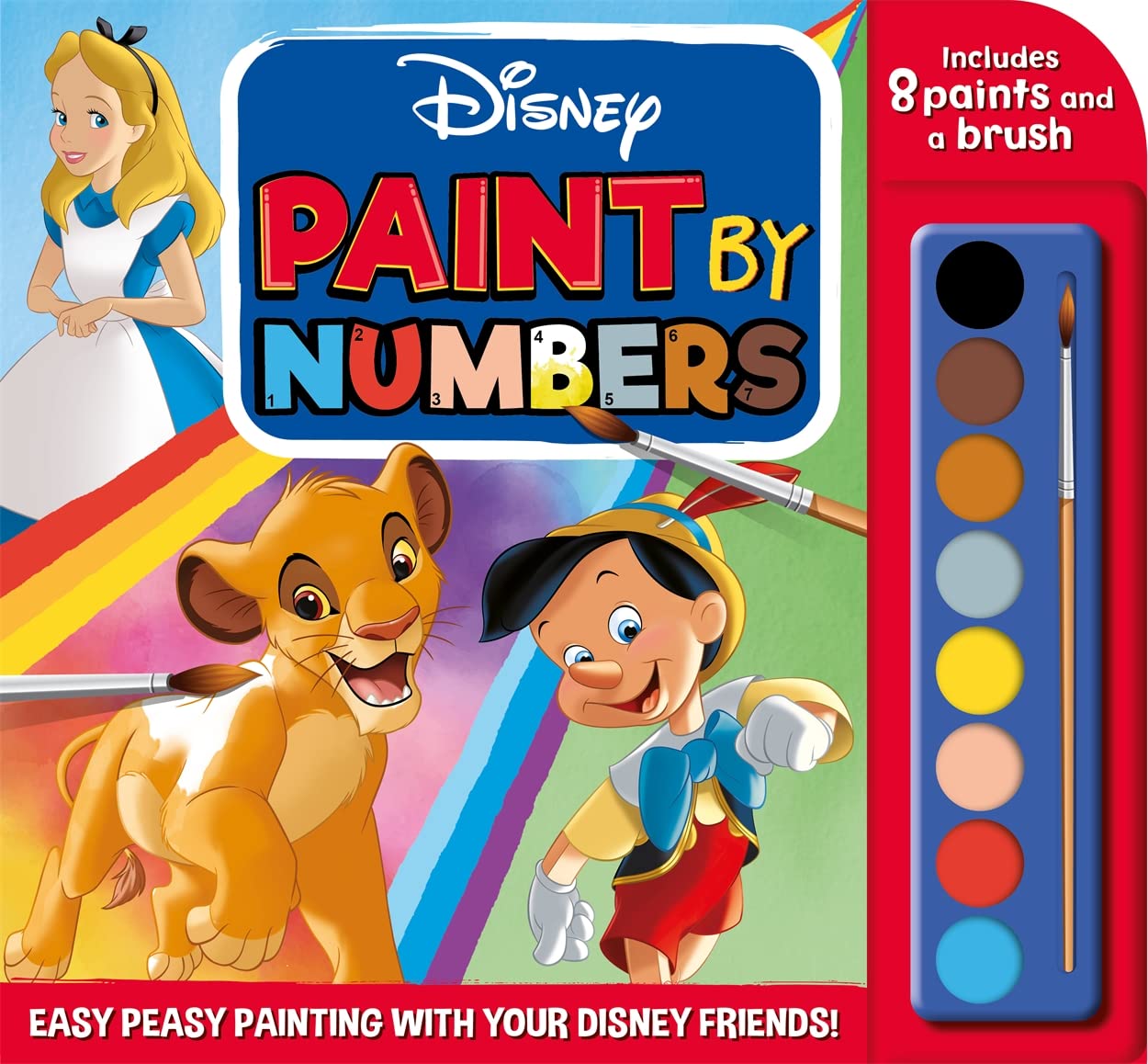 Disney: Paint By Numbers (Paperback)