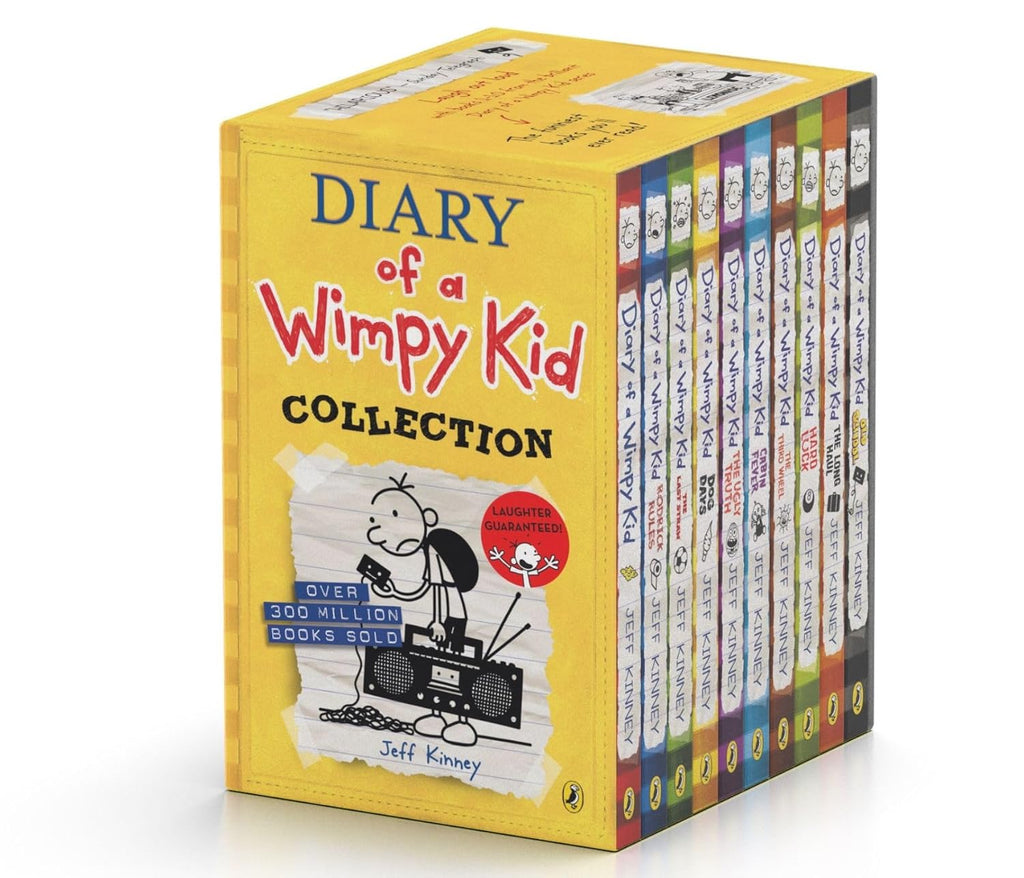 Diary of a Wimpy Kid Boxset: 10 Books Collection (Books 1-10) | #1 International Bestselling Series | 250+ Million Copy Bestseller | Ages 8+ Years