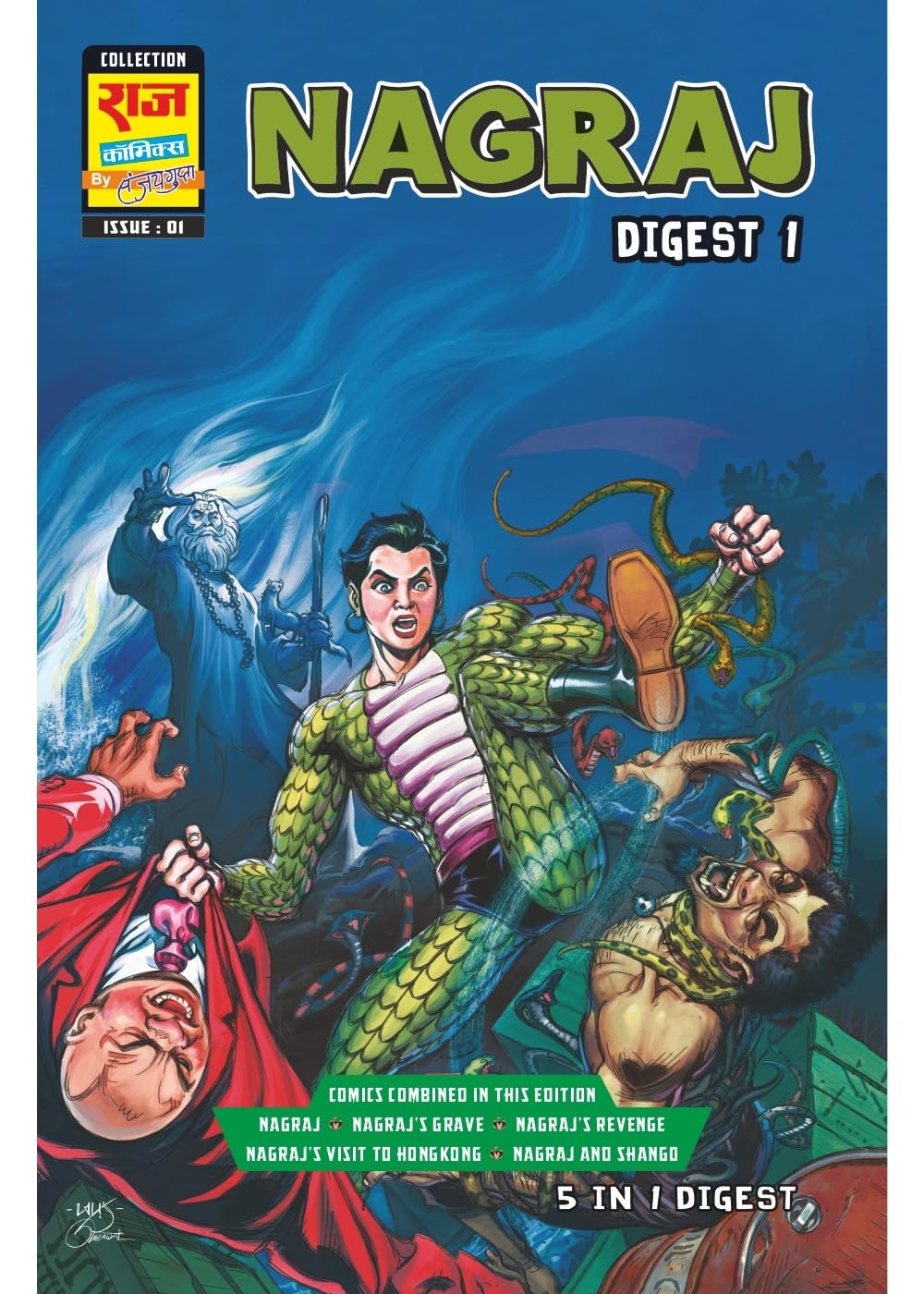 Raj Comics By Sanjay Gupta | Vishwarakshak Nagraj | Nagraj Origin (Yugarambh) | Nagraj Digest 1 (English) | Nagraj, Nagraj Ki Kabra, Nagraj Ka Badla, ... [Jan 01, 2021] Raj Comics By Sanjay Gupta