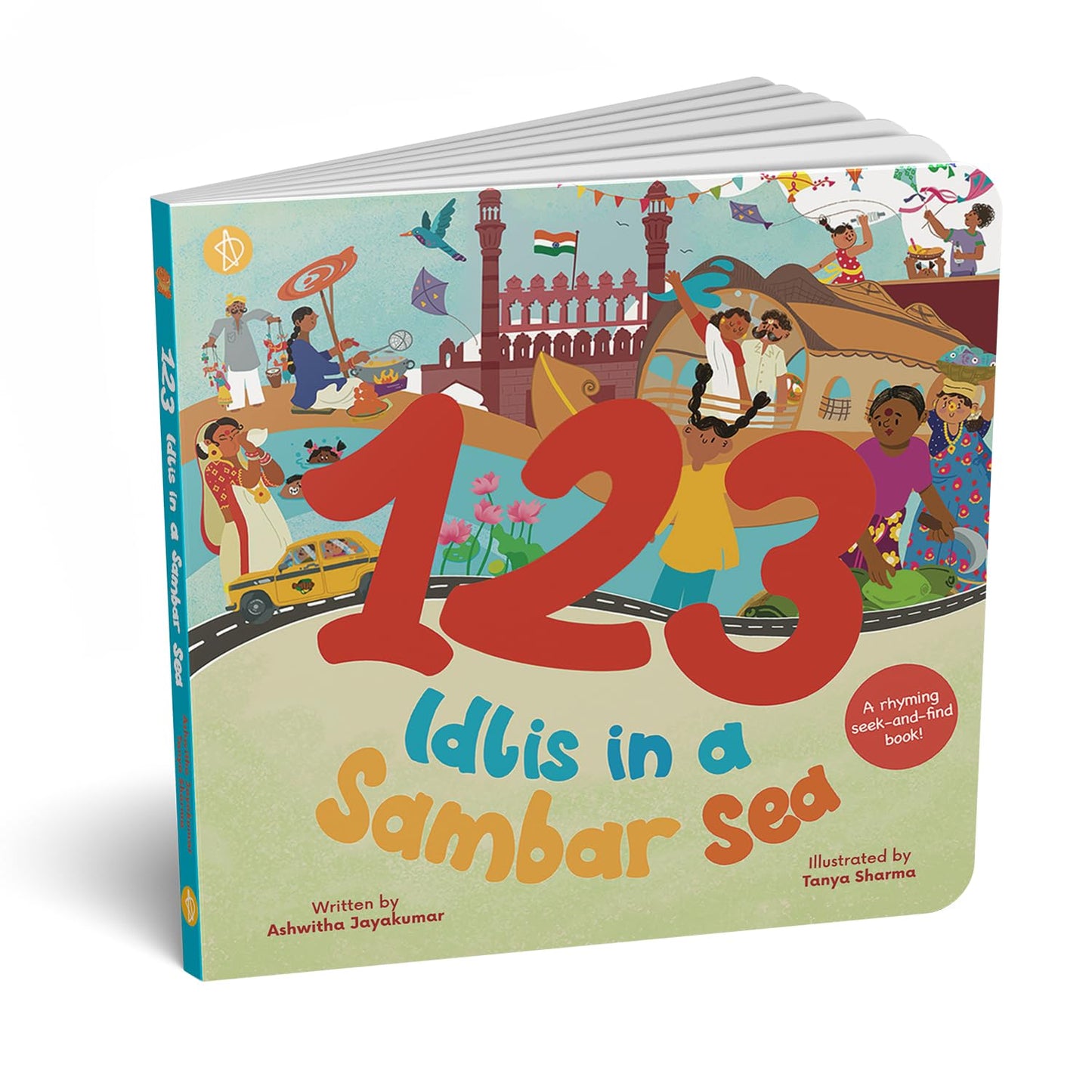 1,2,3 Idlis in a Sambar Sea (Board book)