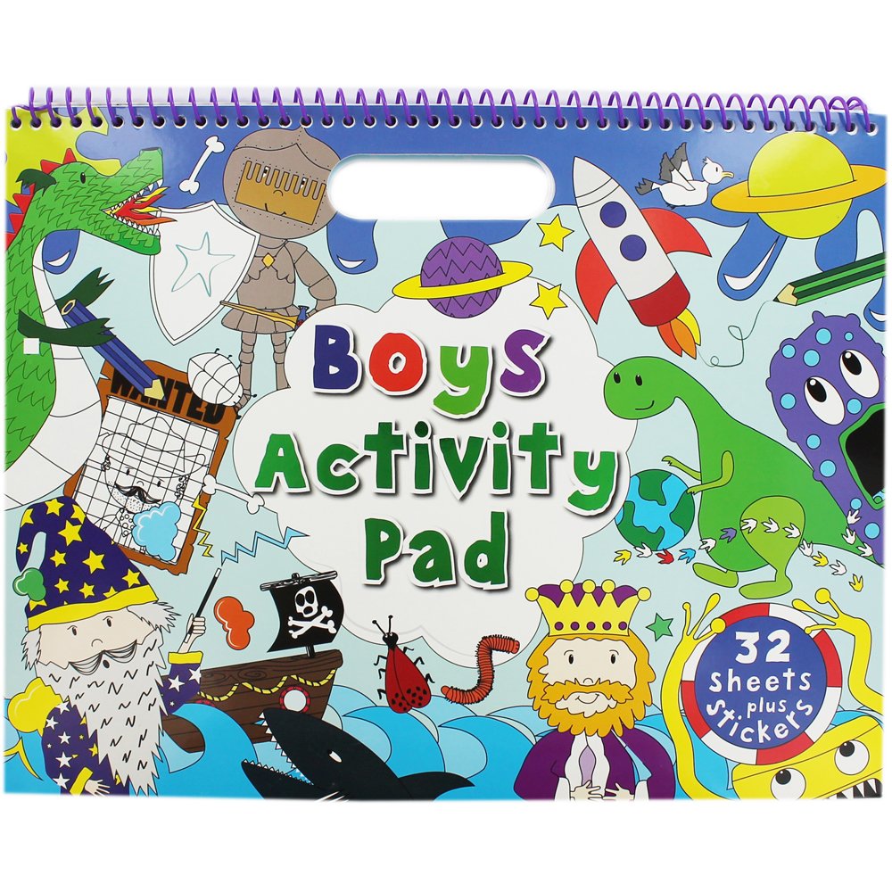 Boy's Ultimate: Colouring & Activity (Landscape Doodle Pad)