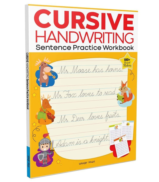 Cursive Handwriting for Kids: Sentence Workbook (Ages 6–10) | Bestseller for Fluent Handwriting | Improve Fluency, Spacing, Style & Confidence | #1 Bestseller in Handwriting | Top-Rated Cursive Workbook