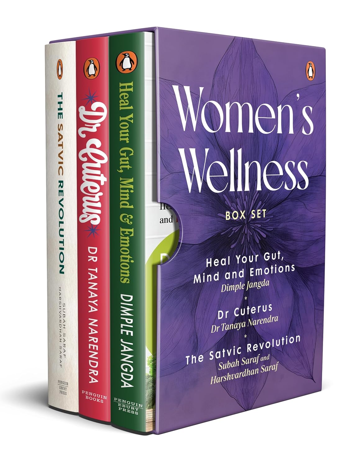 Women's Wellness Boxset: Heal Your Gut, Dr Cuterus, The Satvic Revolution | Holistic Health, Nutrition and Body Literacy | Ideal for Gifting (Paperback)