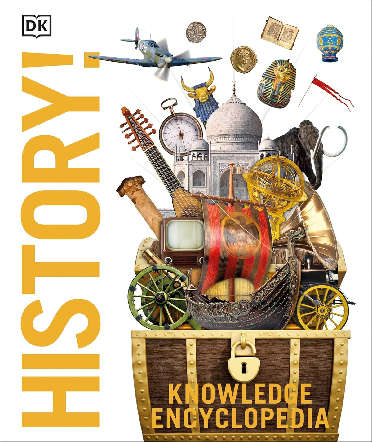 Knowledge Encyclopedia: History! | Illustrations of Ancient Civilizations to Modern Times, Maps and Fun Facts | World History for Kids