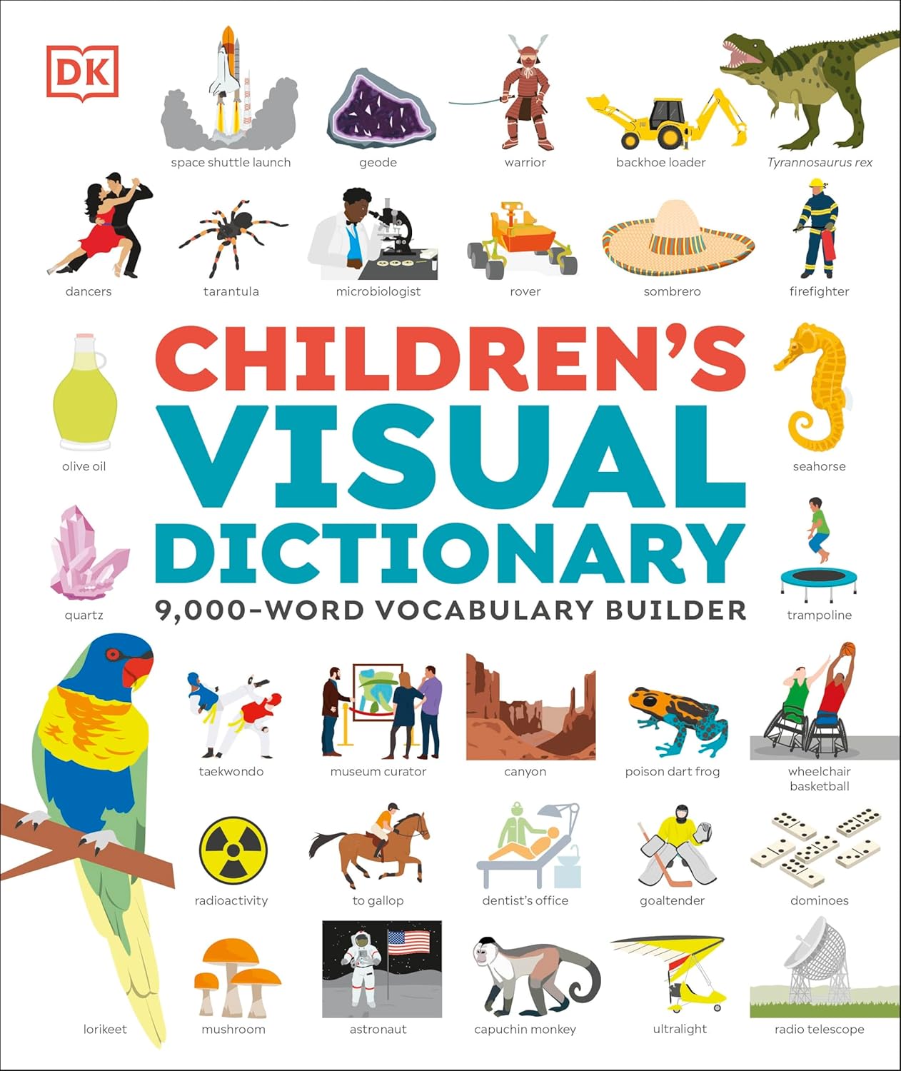 Children Visual Dictionary: 9,000-Word Illustrated Vocabulary Builder for Kids Ages 7+ | English Word Book, School Reference Guide & Picture Dictionary (Paperback)