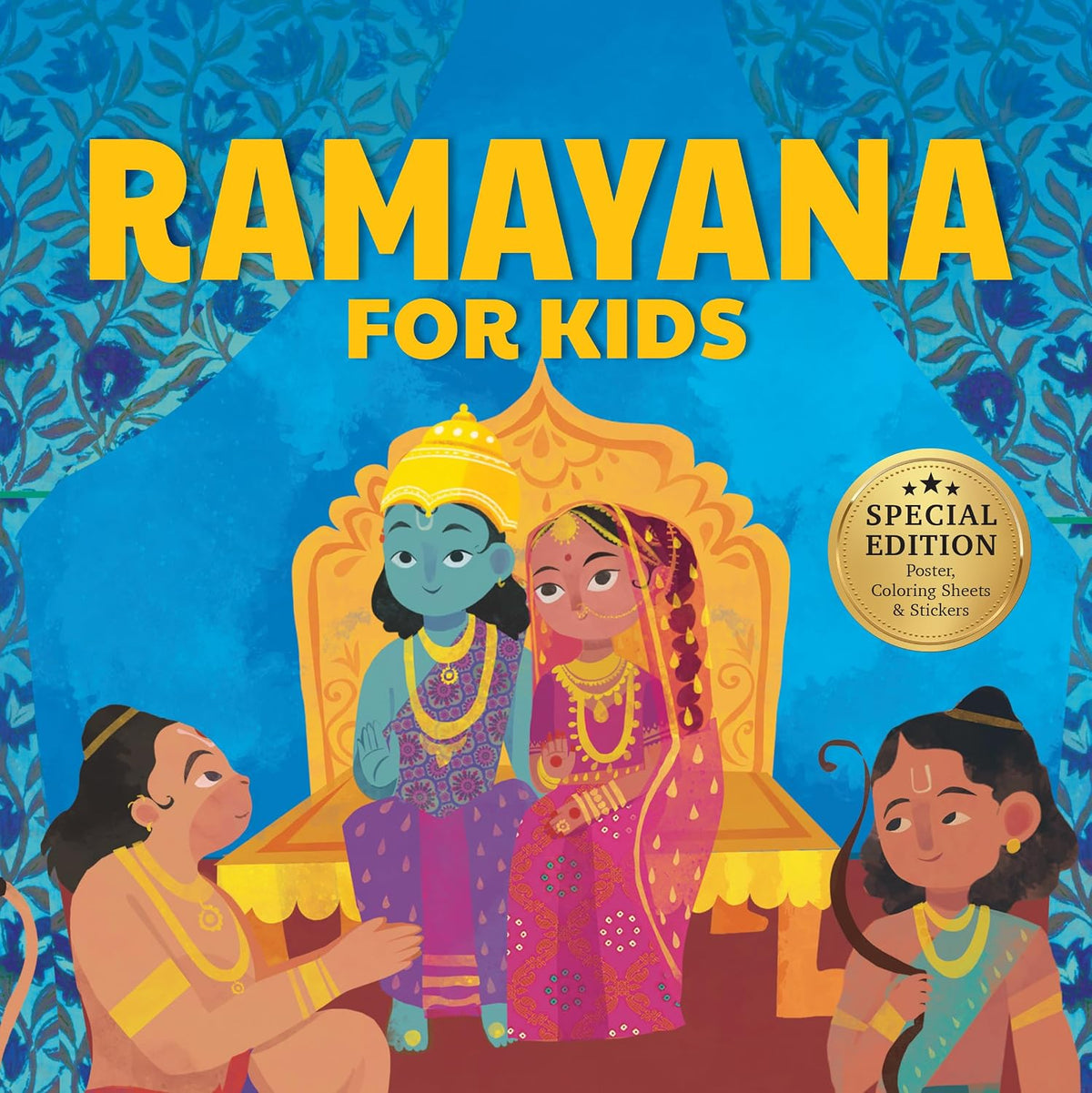 Ramayana for Kids: Illustrated Indian Mythology Storybook For Children I Timeless Epic I Includes Coloring and Sticker Pages I Bedtime Stories I Ages 5+ [Select Learning]