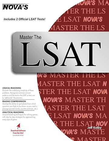 Master the LSAT (Nova's Master the LSAT)