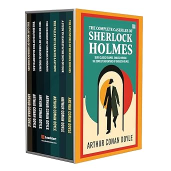 The Complete Casefiles of Sherlock Holmes - Set of 7 Books [Premium Paperback] English Novels | Sherlock Holmes Books Set | Mystery Thriller Books |For Fans of Agatha Christie Books Set & Famous Five