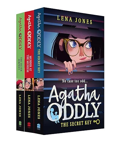 Agatha Oddly 3 Books Collection Shrinkwrap Set : The Secret Key , Murder at The Museum, The Silver Serpent
