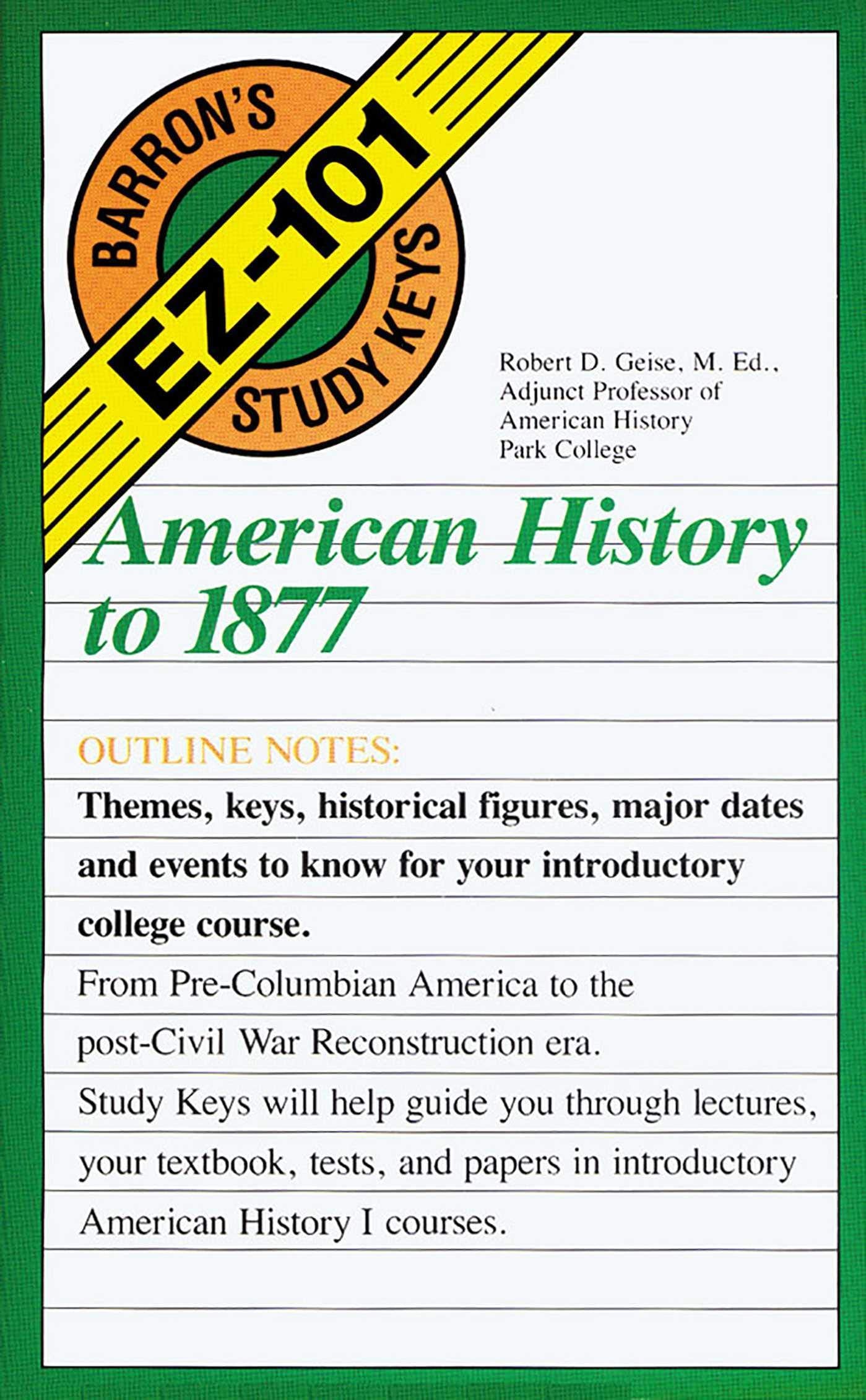 American History To 1877