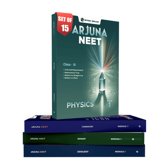 Arjuna for NEET Class 11th Physics, Chemistry, Botany and Zoology Modules with Solutions & 15 OMR Sheet