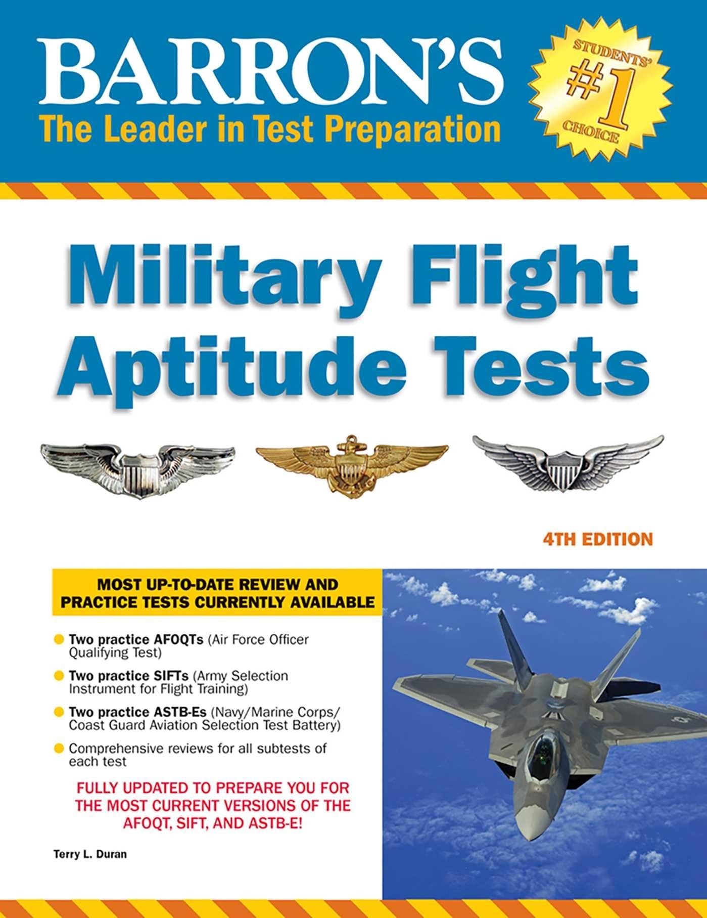 Barron's Military Flight Aptitude Tests (Barron's Test Prep)