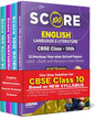 Combo (Set Of 4 Books) Score 100 Science, Mathematics (Standard), English Language & Literature & Social Science Cbse Class 10Th 12 Previous Year-Wise Solved Papers (2013-2024) 4Th Edition | 2025 Exam