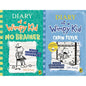 Diary Of A Wimpy Kid: No Brainer (Book 18) (Diary Of A Wimpy Kid, 18) & Diary Of A Wimpy Kid - 6: Cabin Fever [Paperback] Jeff Kinney