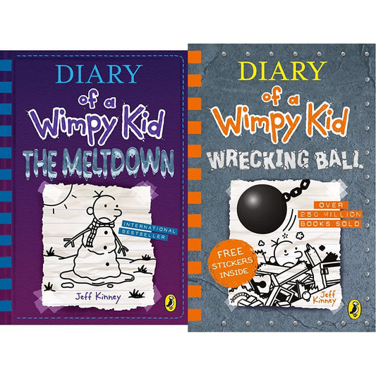 Diary Of A Wimpy Kid: Book 13 & 14 - The Meltdown & The Wrecking Ball
