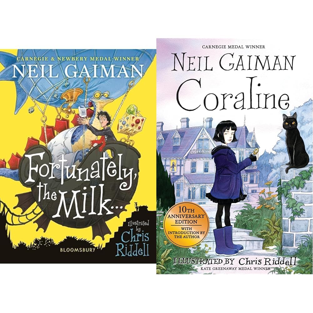 Fortunately, The Milk . . . & Bloomsbury Coraline By Neil Gaiman