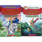 GERONIMO STILTON AND THE KINGDOM OF FANTASY #13:THE BATTLE FOR CRYSTAL CASTLE + GERONIMO STILTON AND THE KINGDOM OF FANTASY #12: ISLAND OF DRAGONS (Set of 2 Books)