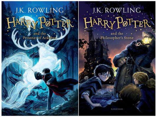 Harry Potter And The Philosopher's Stone + Harry Potter And The Prisoner Of Azkaban (Harry Potter 3) (Set Of 2 Books)