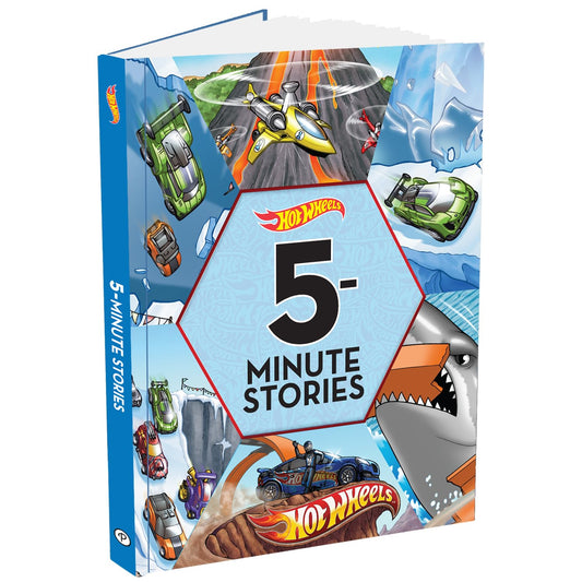 Hot Wheels: 5-Minute Stories Book | Car Race Stories Collection | For 6 To 8 Year Old