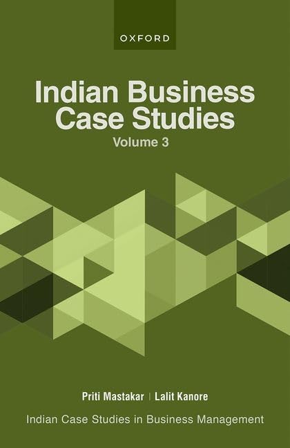 INDIAN BUSINESS CASE STUDIES VOLUME III