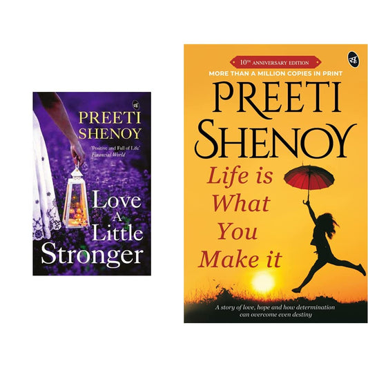 Love A Little Stronger + Life Is What You Make It (Set Of 2 Books)