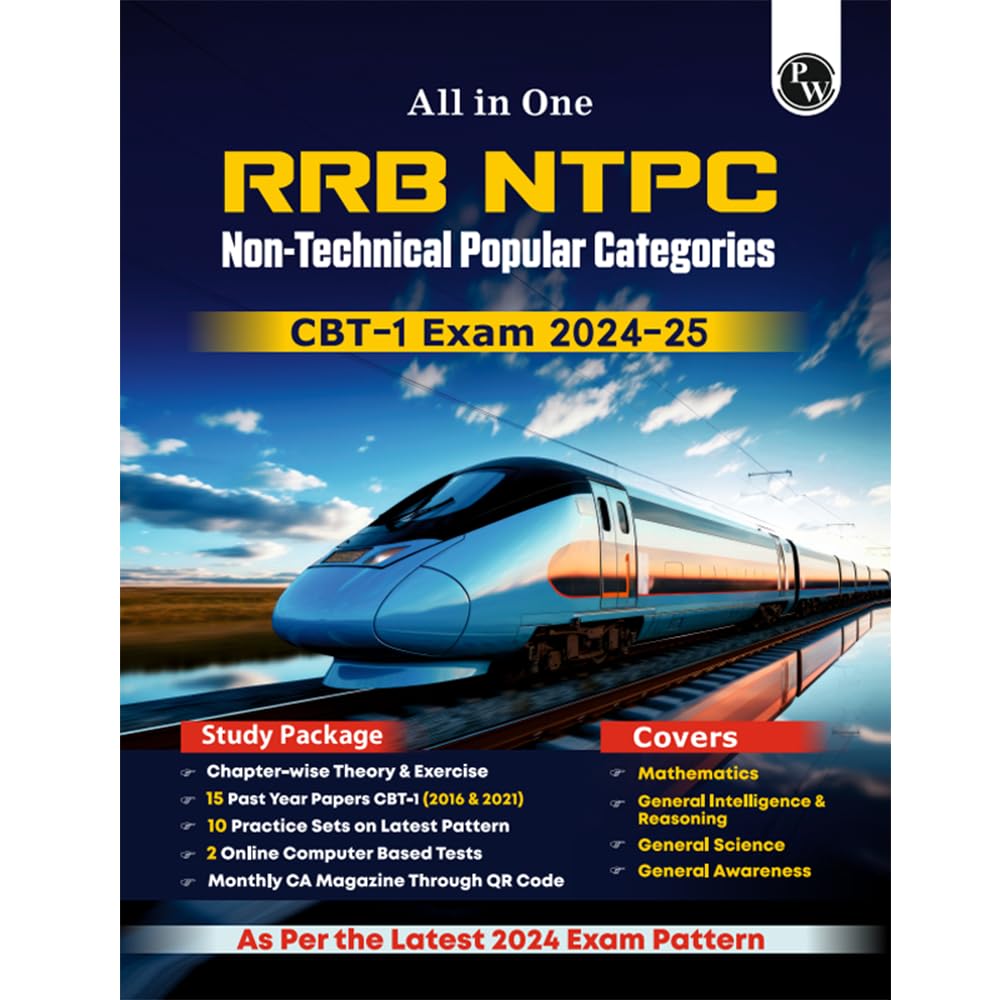 Pw All In One Rrb Ntpc 2024-2025 Cbt - 1 Exam