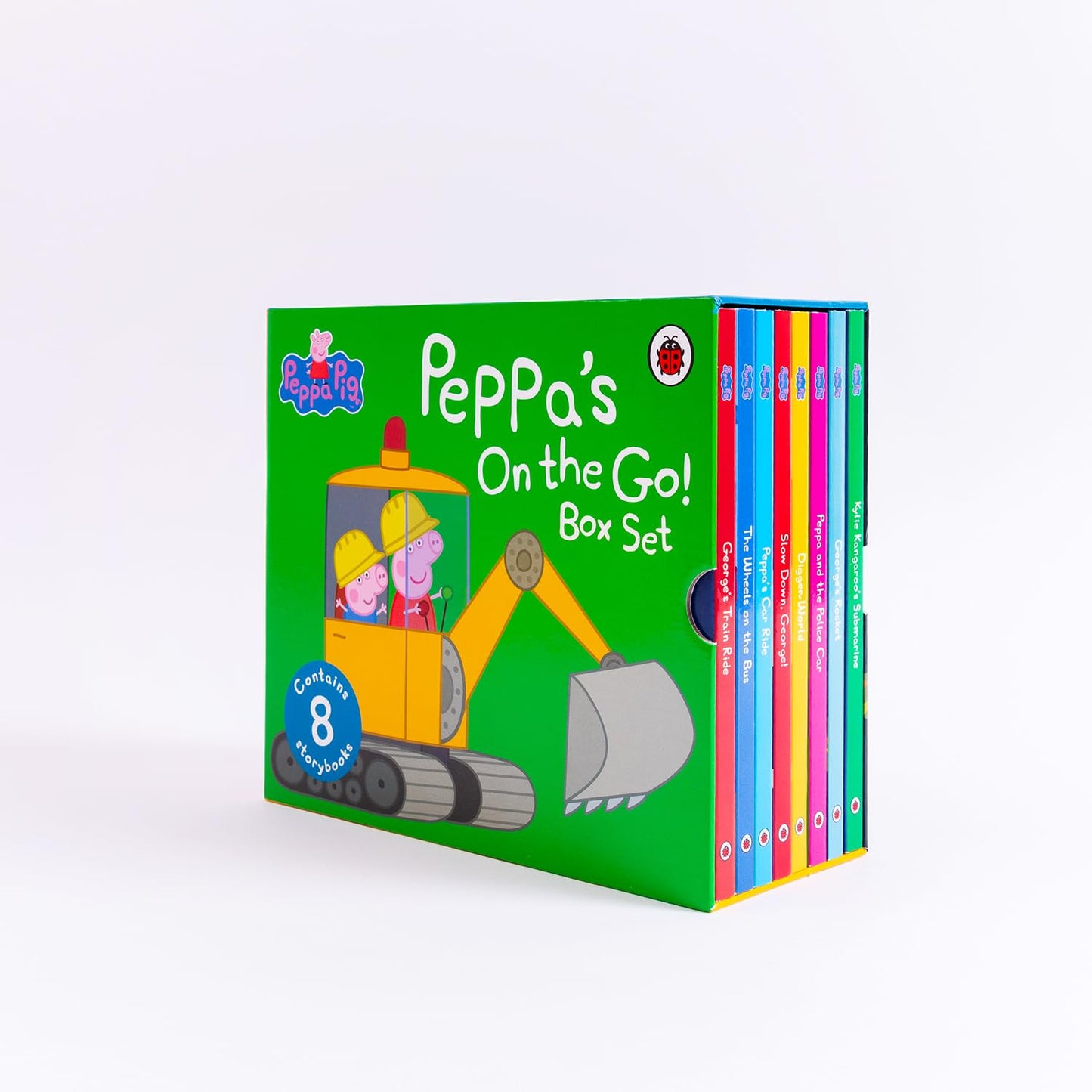Peppa On The Go! 8 Board Books Slipcase