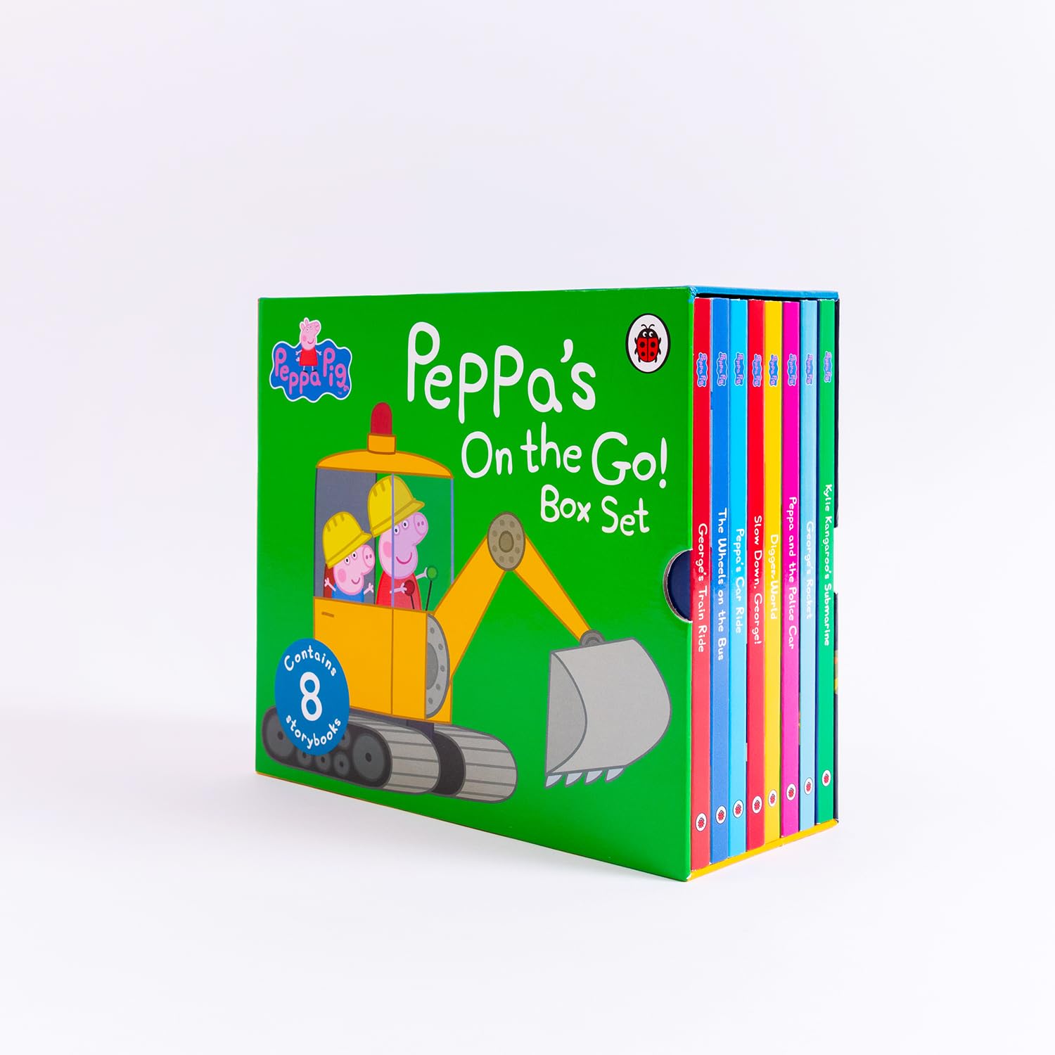 Peppa On The Go! 8 Board Books Slipcase