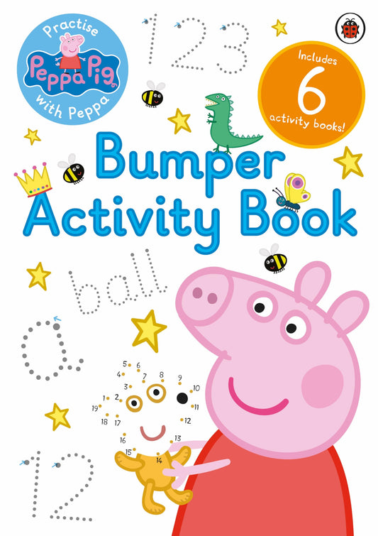 Practise With Peppa: Bumper Activity Book (Set Of 6) | Practise And Play With 100+ Fun Activities- Writing, Drawing, And Counting | Ideal Gift For Young Peppa Pig Fans