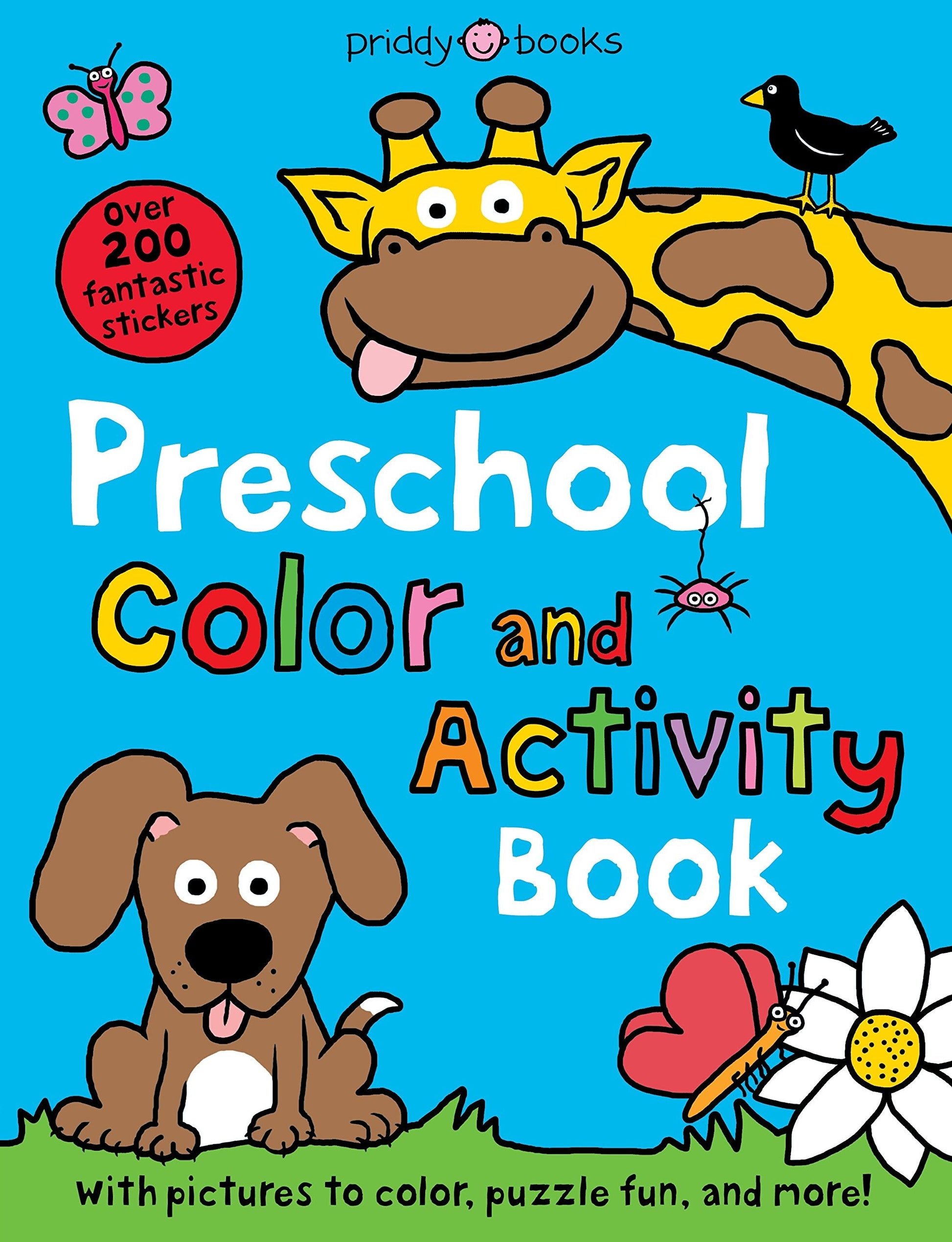 Preschool Color & Activity Book: With Pictures to Color, Puzzle Fun, and More! (Color and Activity Books)