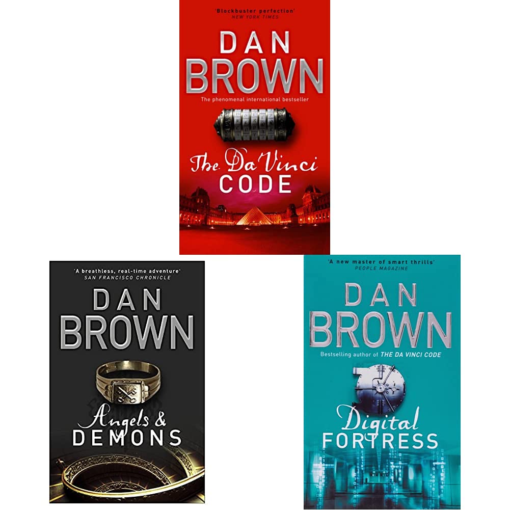 The Da Vinci Code: (Robert Langdon Book 2)+Angels And Demons: (Robert Langdon Book 1)+Digital Fortress(Set Of 3Books)