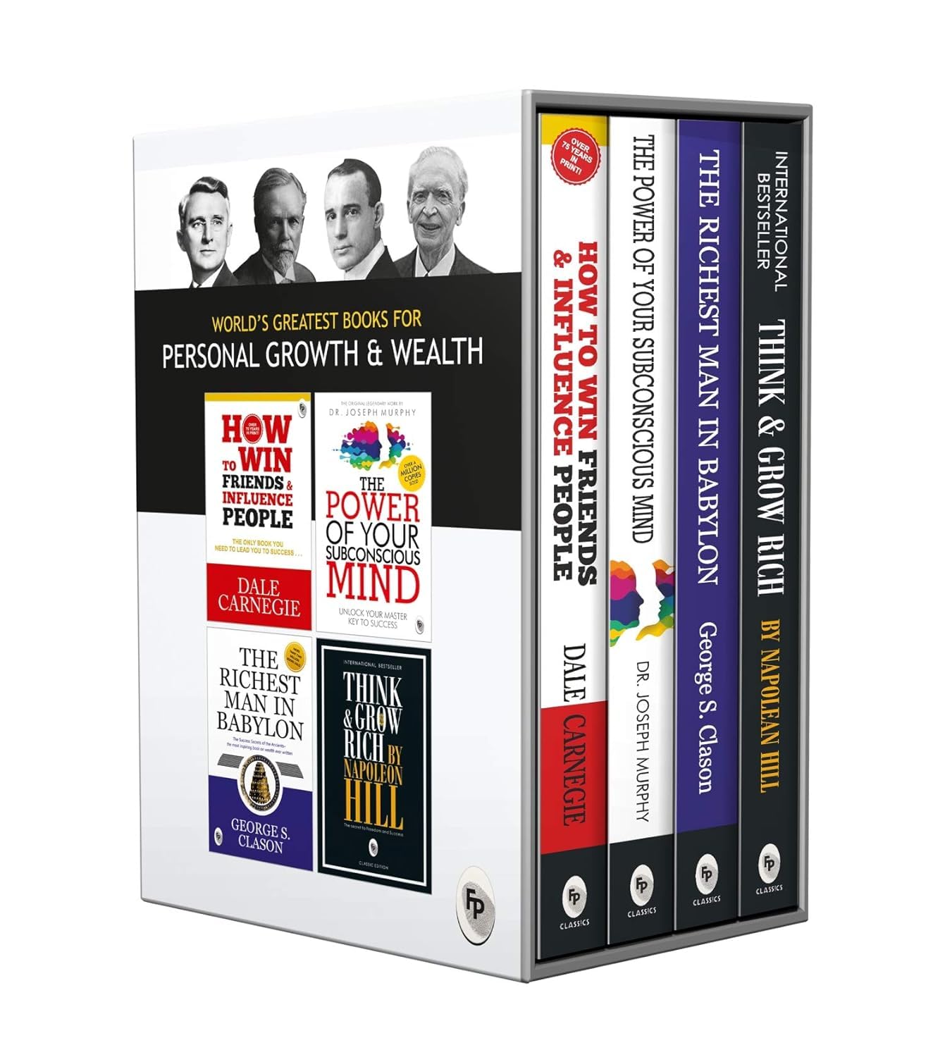 WorldS Greatest Books For Personal Growth & Wealth (Set Of 4 Books) : Perfect Motivational Gift Set