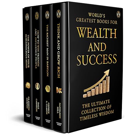 World’s Greatest Books for Personal Growth and Wealth (Set of 4 Books) | How to Win Friends and Influence People; The Power of your Subconscious Mind ... Subconscious Mind, Think & Grow Rich & More