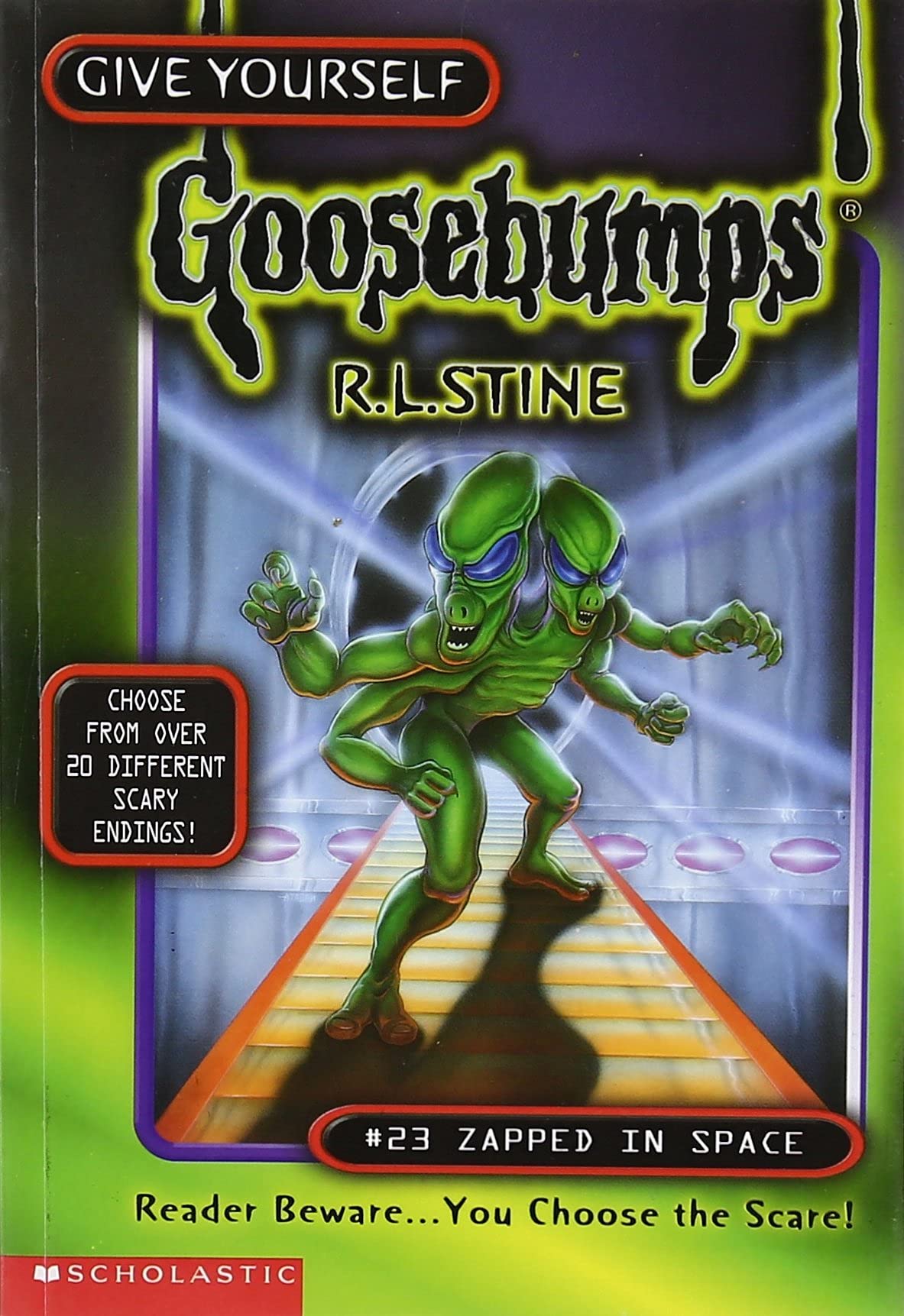 Zapped In Space (Give Yourself Goosebumps - 23) [Paperback] R.L. Stine
