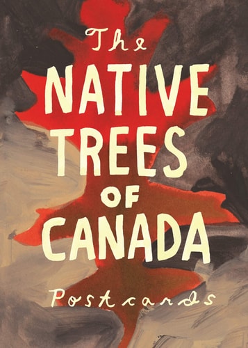 Native Trees of Canada: A Postcard Set: Postcard set with 30 postcards
